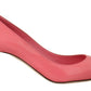Chic Patent Leather Pink Pumps