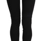 Chic Black Low Waist Skinny Cropped Pants