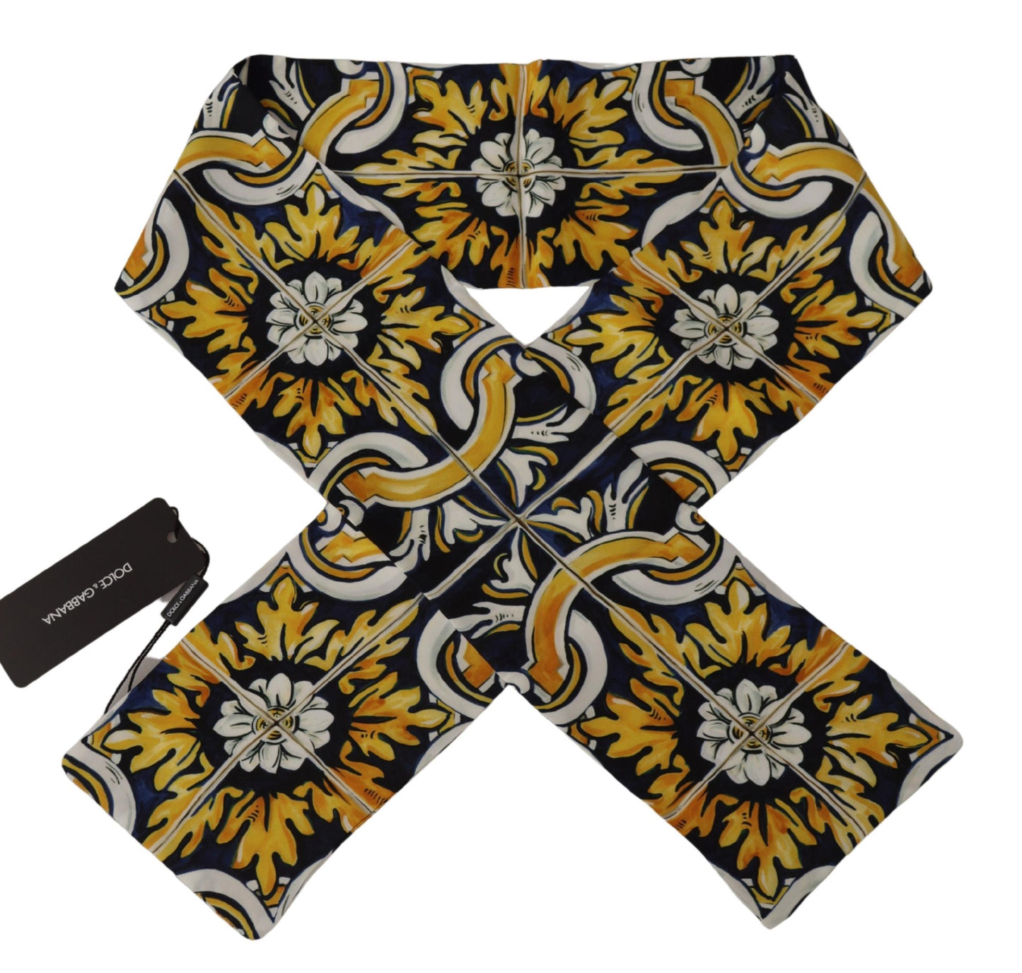 Elegant Multicolor Silk Men's Scarf