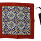 Men's Majolica Silk Square Scarf Wrap