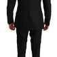 Elegant Black White Two-Piece Suit Ensemble