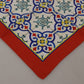 Men's Majolica Silk Square Scarf Wrap