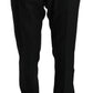 Elegant Black White Two-Piece Suit Ensemble