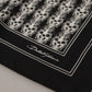 Black Printed Square Handkerchief Scarf