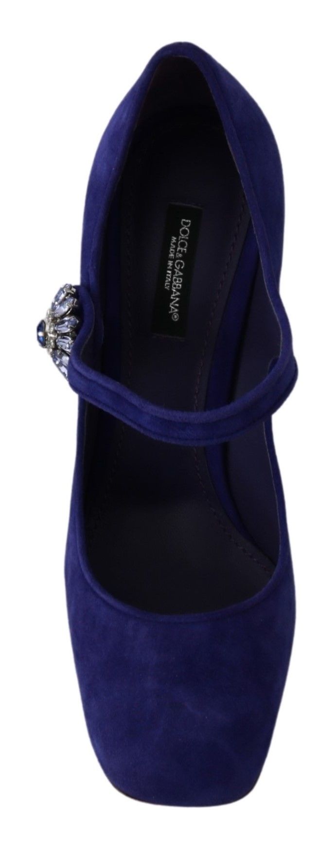 Elegant Purple Suede Mary Janes Pumps