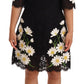 Elegant Floral Lace Embroidered Sheath Dress