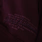 Maroon Hooded Cotton Blend Sweater