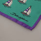 Multicolor Printed DG Logo Square Handkerchief Scarf