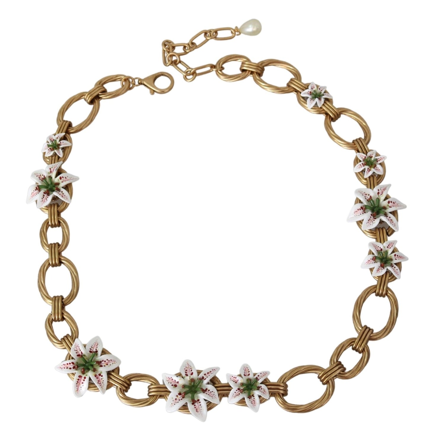 Exquisite Gold Sicily Statement Necklace