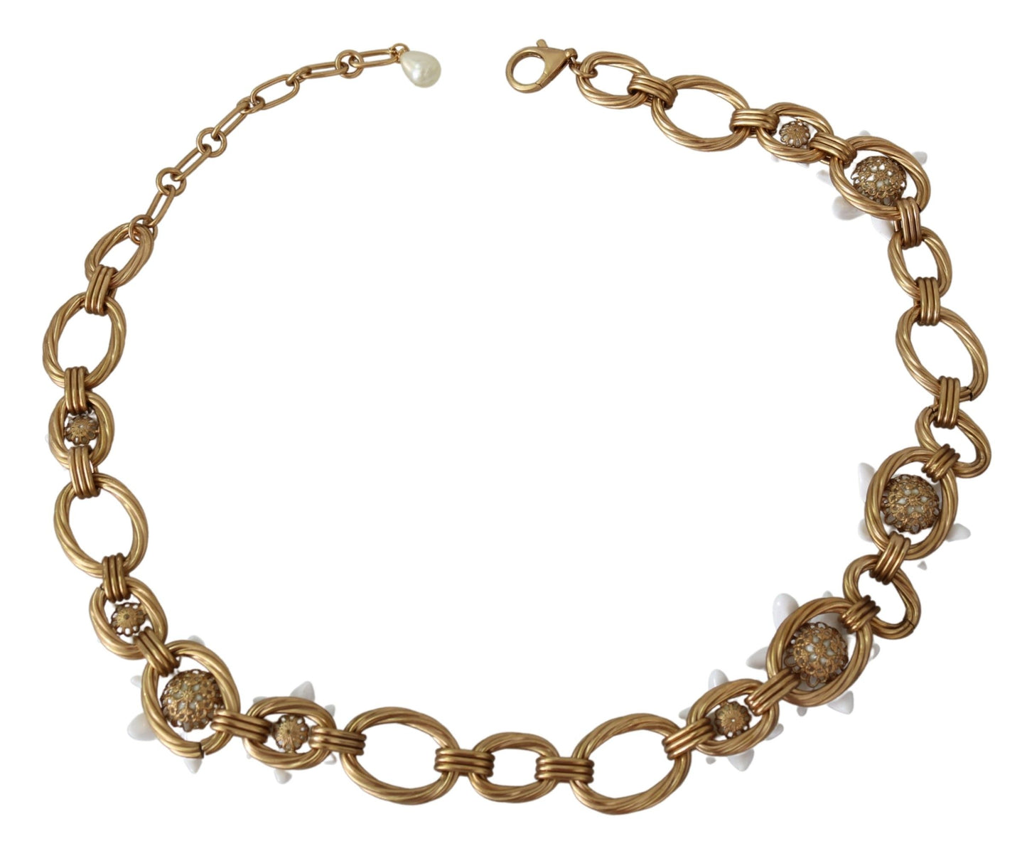 Exquisite Gold Sicily Statement Necklace