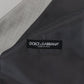 Elegant Grey Silk Martini Three-Piece Suit