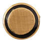 Elegant Gold-Plated Round Cufflinks