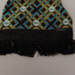 Multicolor DG Logo Shawl Warm Neck Wrap Fringe Scarf