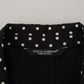 Elegant Silk Polka Dot Suit