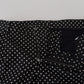 Elegant Silk Polka Dot Suit