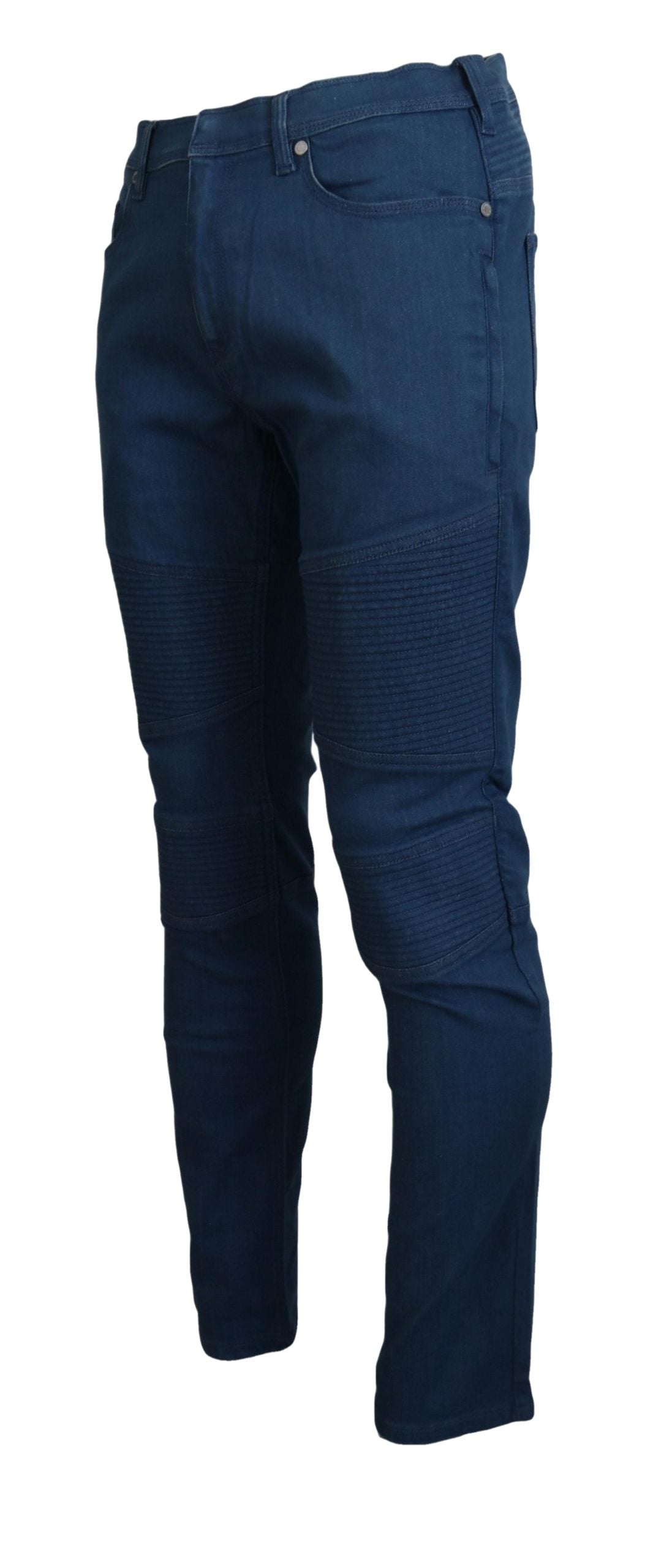 Sleek Skinny Blue Pants for Men