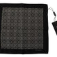 Elegant Black Paisley Silk Men's Scarf