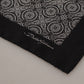 Elegant Black Paisley Silk Men's Scarf
