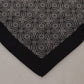 Elegant Black Paisley Silk Men's Scarf