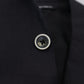 Elegant Black Wool Silk 3-Piece Martini Suit