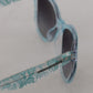 Elegant Blue Lace Detail Sunglasses