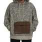 Beige Hooded Luxury Sweater