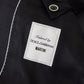 Elegant Black Wool Silk 3-Piece Martini Suit
