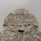 Beige Hooded Luxury Sweater