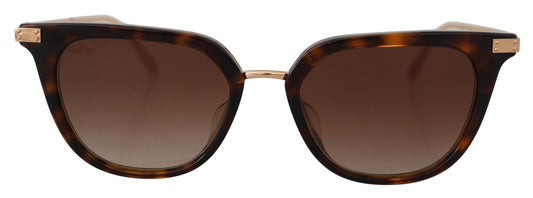 Irregular Brown Acetate Sunglasses for Women