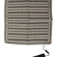White Dotted Stripes Square Handkerchief Scarf