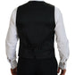 Elegant Black Martini 3-Piece Wool Suit