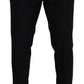 Elegant Black Martini 3-Piece Wool Suit