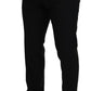 Elegant Black Martini 3-Piece Wool Suit