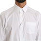 Elegant White GOLD Fit Dress Shirt