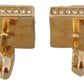 Elegant Gold-Tone Square Cufflinks