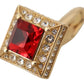 Elegant Gold-Tone Square Cufflinks