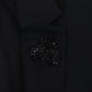 Sleek Black Two-Piece Wool Martini Suit