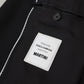 Sleek Black Two-Piece Wool Martini Suit