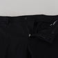 Sleek Black Two-Piece Wool Martini Suit
