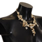 Elegant Sicily Floral Bug Statement Necklace
