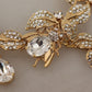 Elegant Sicily Floral Bug Statement Necklace