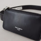 Black Leather Airpod Case Mini Coin Purse Belt