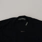 Black Virgin Wool Crewneck Pullover  Sweater