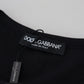 Elegant Black Cotton Crewneck Tee
