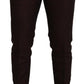 Maroon Wool Silk 3-Piece Martini Suit