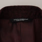 Maroon Wool Silk 3-Piece Martini Suit
