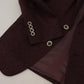 Maroon Wool Silk 3-Piece Martini Suit