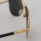 Golden Aviator Elegance Sunglasses