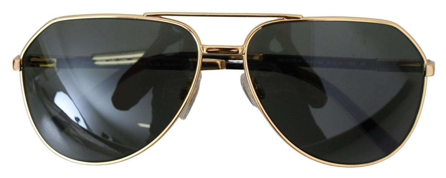 Golden Aviator Elegance Sunglasses