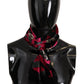 Multicolor DG Logo Print Mens Shawl Wrap Fringe Scarf